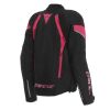 Dainese AVRO 5 TEX JACKET dámská letní textilní bunda černá/růžová vel.44